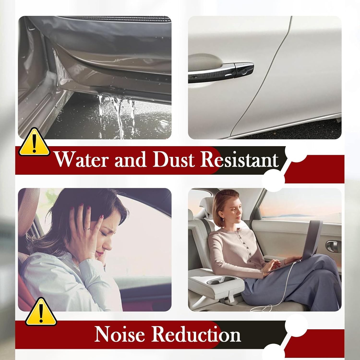 32.8Ft Enlarged Car Weather Stripping Door Seal,Thickened Car Door Weather Strip