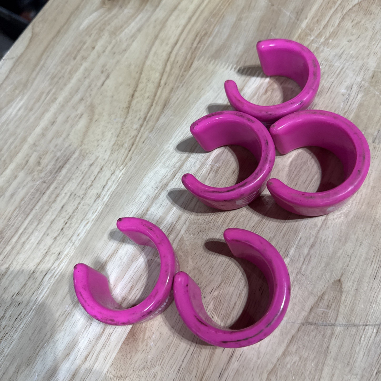 Lot of 5 - Hitting Jack-It Bat Weights 5 oz Each Pink