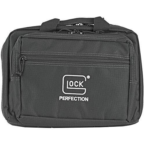 Glock OEM Double Pistol Range Bag w/ Carry Handle Dual Padded Handgun Case