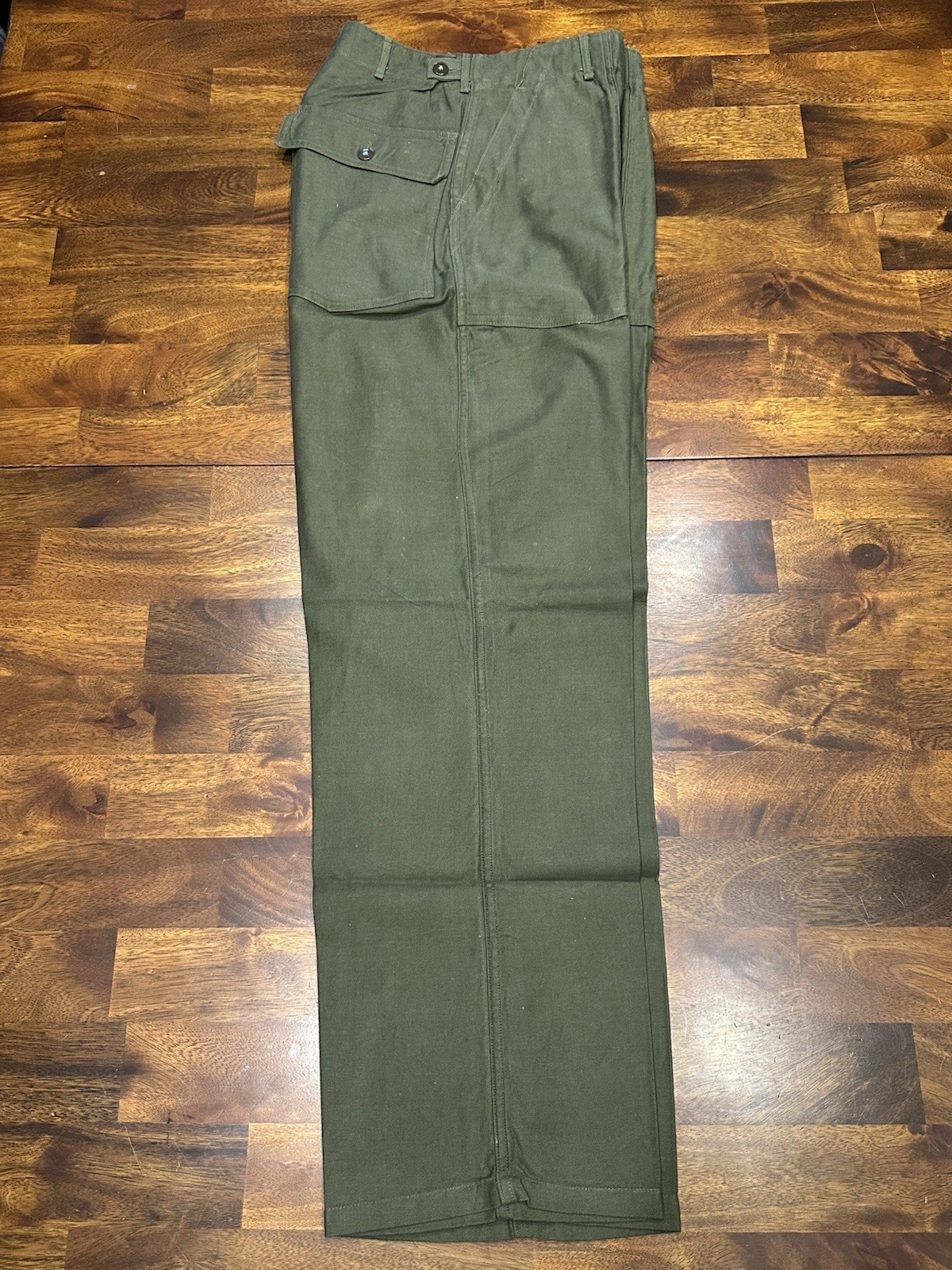 Korean War Era Fatigues HBT Herringbone Twill Shirt + Cotton OG 107 Trousers