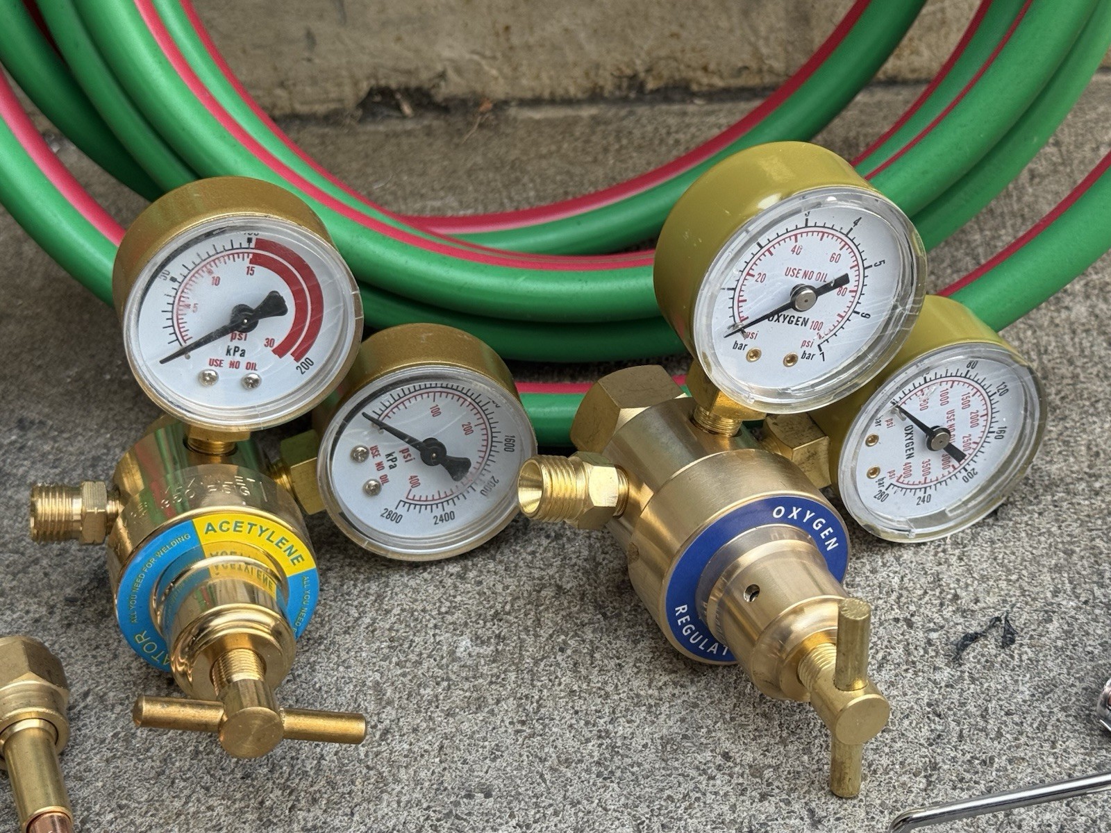 HVAC Pro Oxygen & Acetylen Victor Type Welding & Torch Cutting Brazing Tool Set