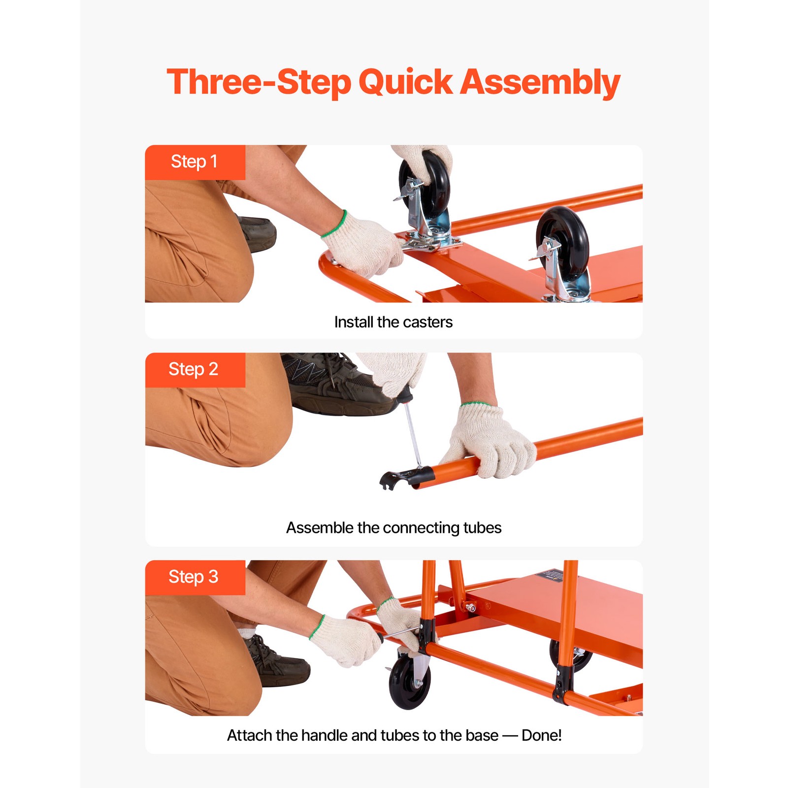 Uimoso Drywall Cart Dolly 1800 lbs Capacity Steel Panel Trolley for Plasterboard
