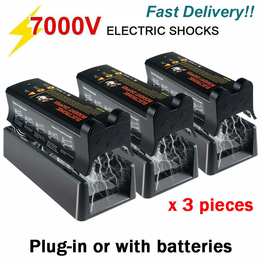 Electronic Mouse Trap Victor Control Rat Killer Pest Electric Rodent Zapper US