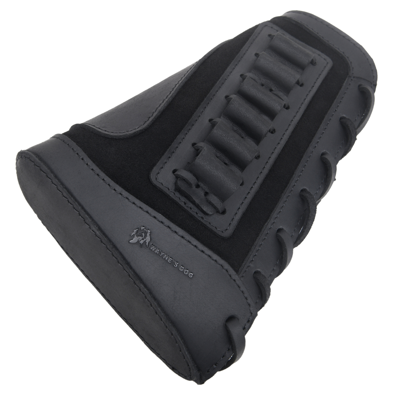 Leather Gun Rifle Cheek Rest Shell Holder Shotgun Recoil Pad for .308.22LR .357