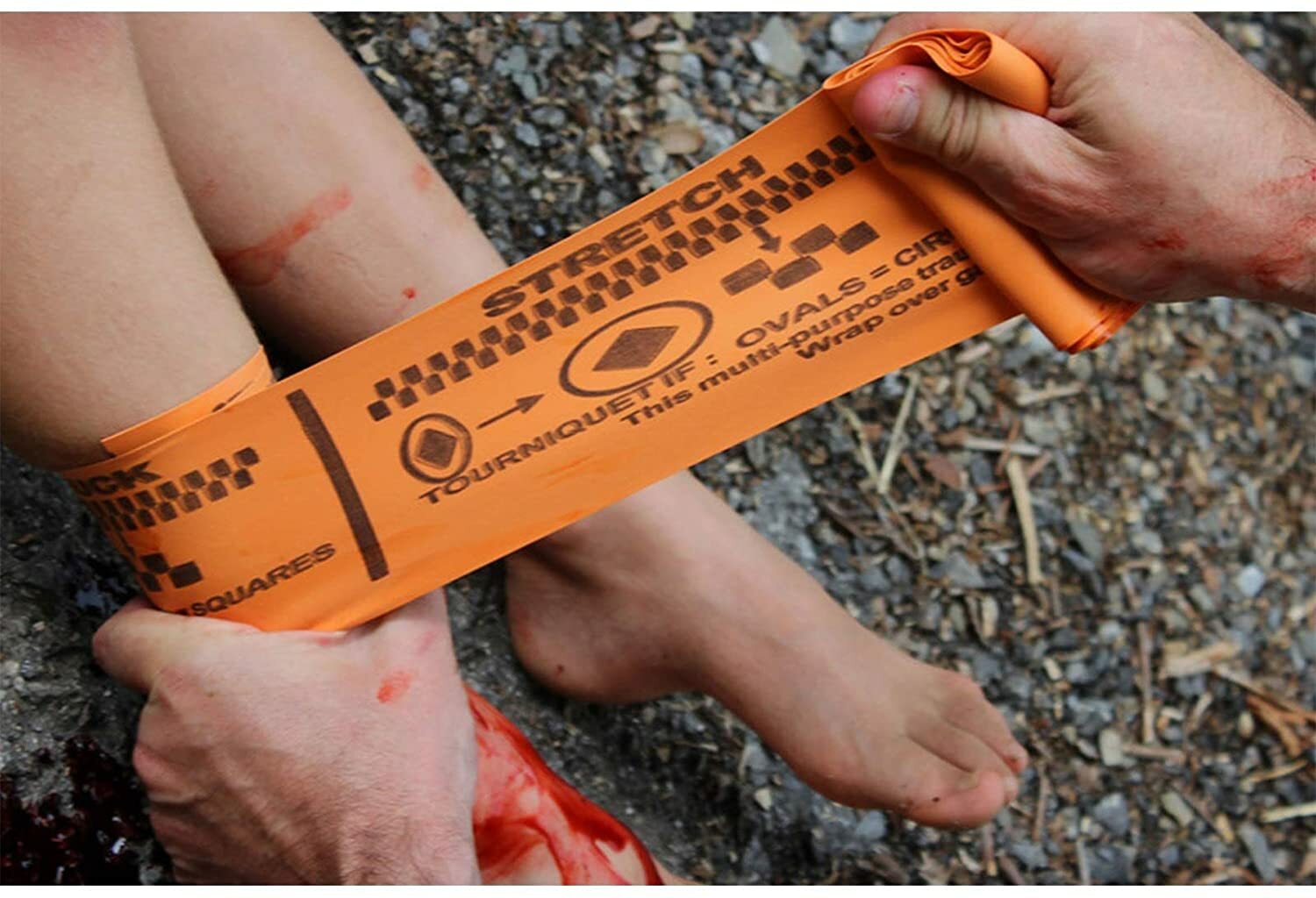New H&H SWAT Tourniquet "Stretch Wrap And Tuck" Black or Orange