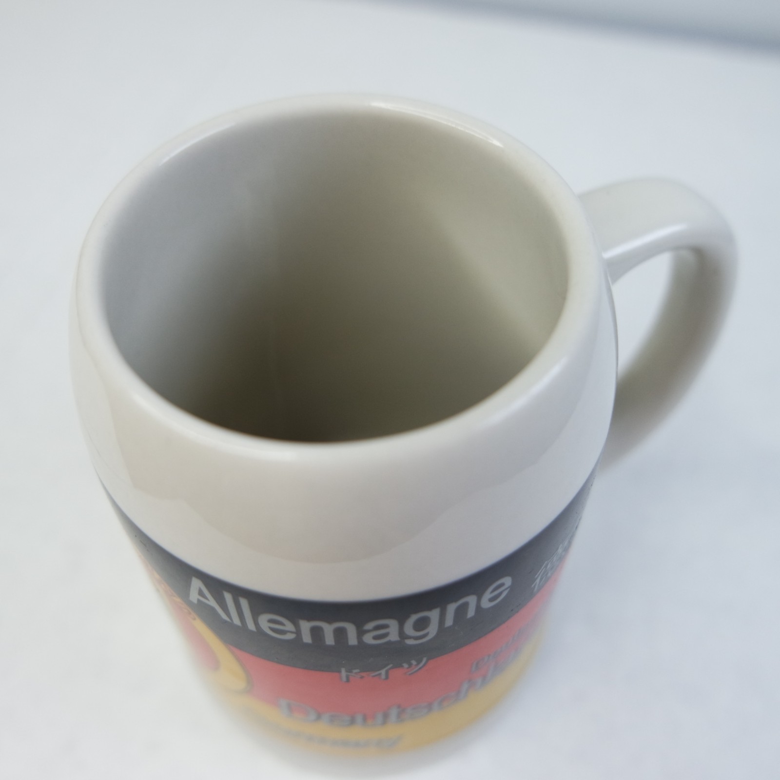 Vintage Germany Deutschland Languages Coat of Arms Coffee Tea Cup Mug RARE
