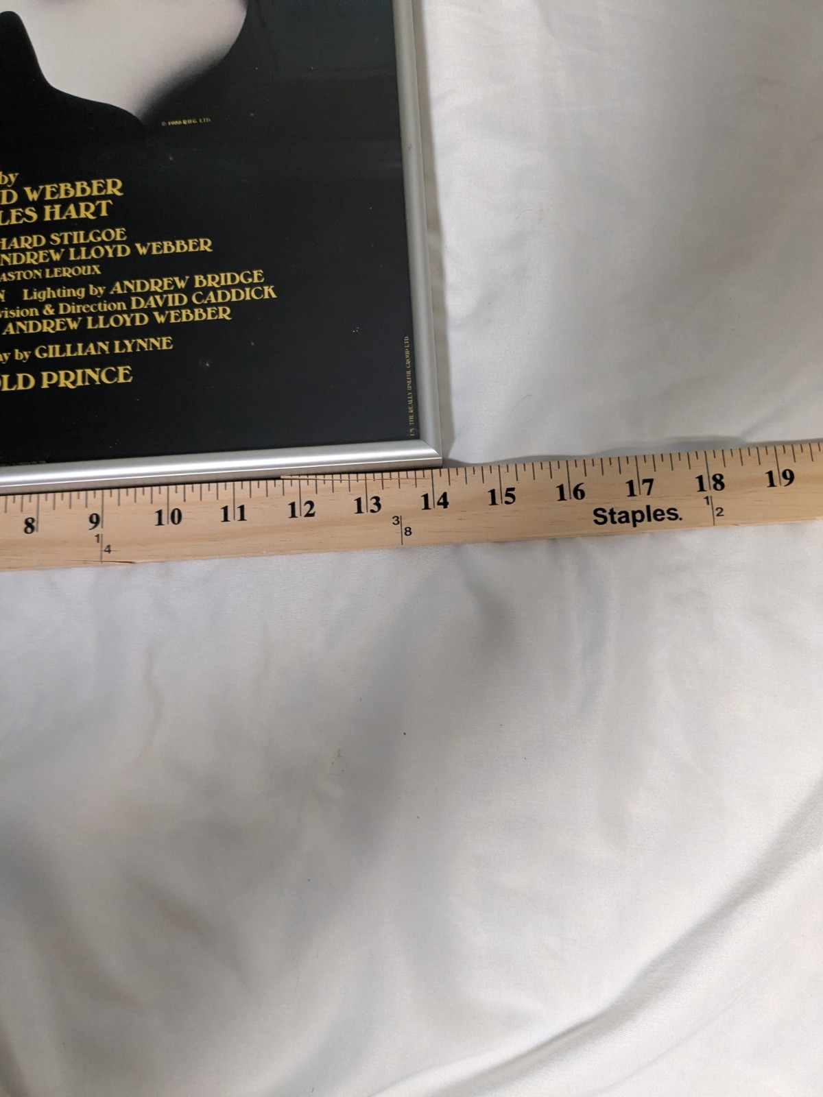 Phantom Of The Opera Framed Poster Really Useful Group Vintage and Rare