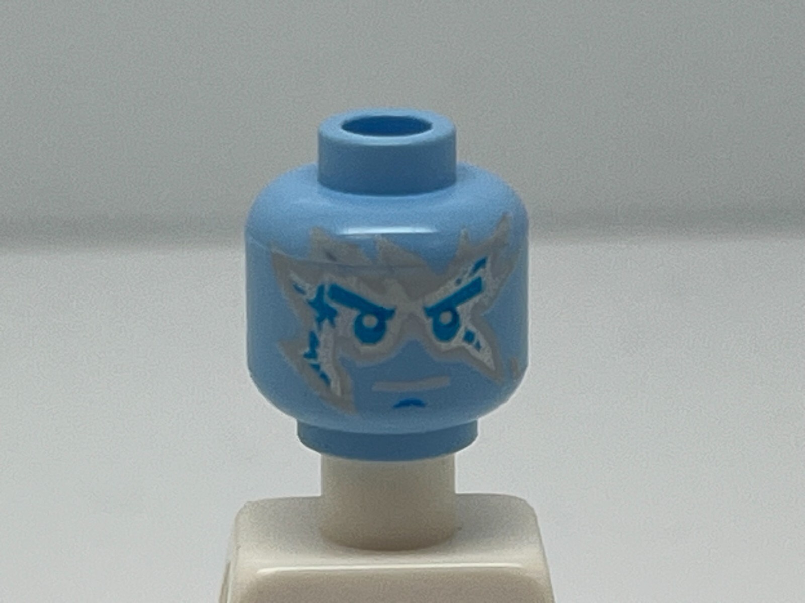 Lego Minifigure Head Ninjago Zane NRG H13