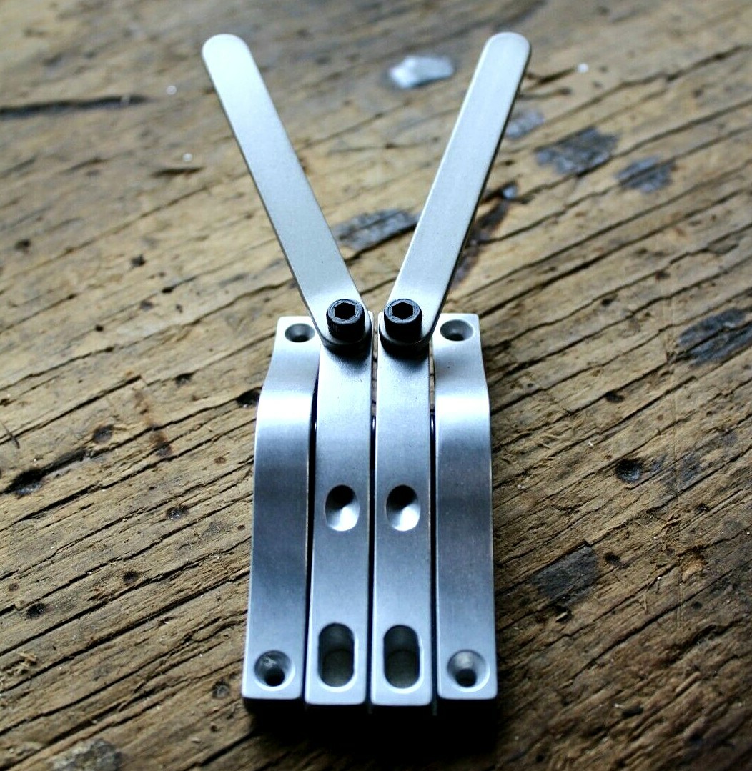 Peters G/B string Bender, Matte Gunmetal, lap steel guitar palm lever