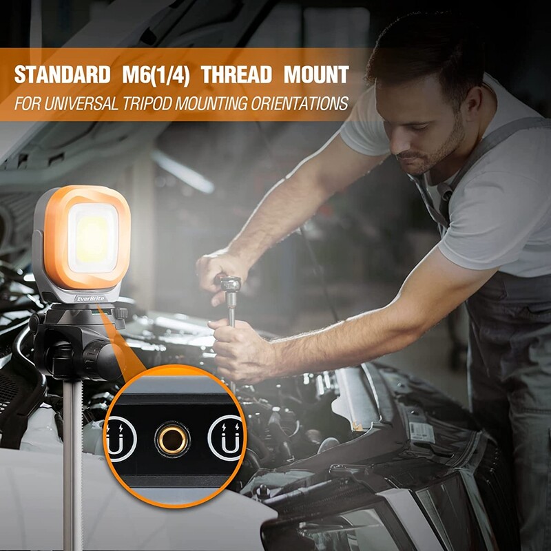 EverBrite Rechargeable Work Light Portable Magnetic Led Super Bright 1000 Lumen