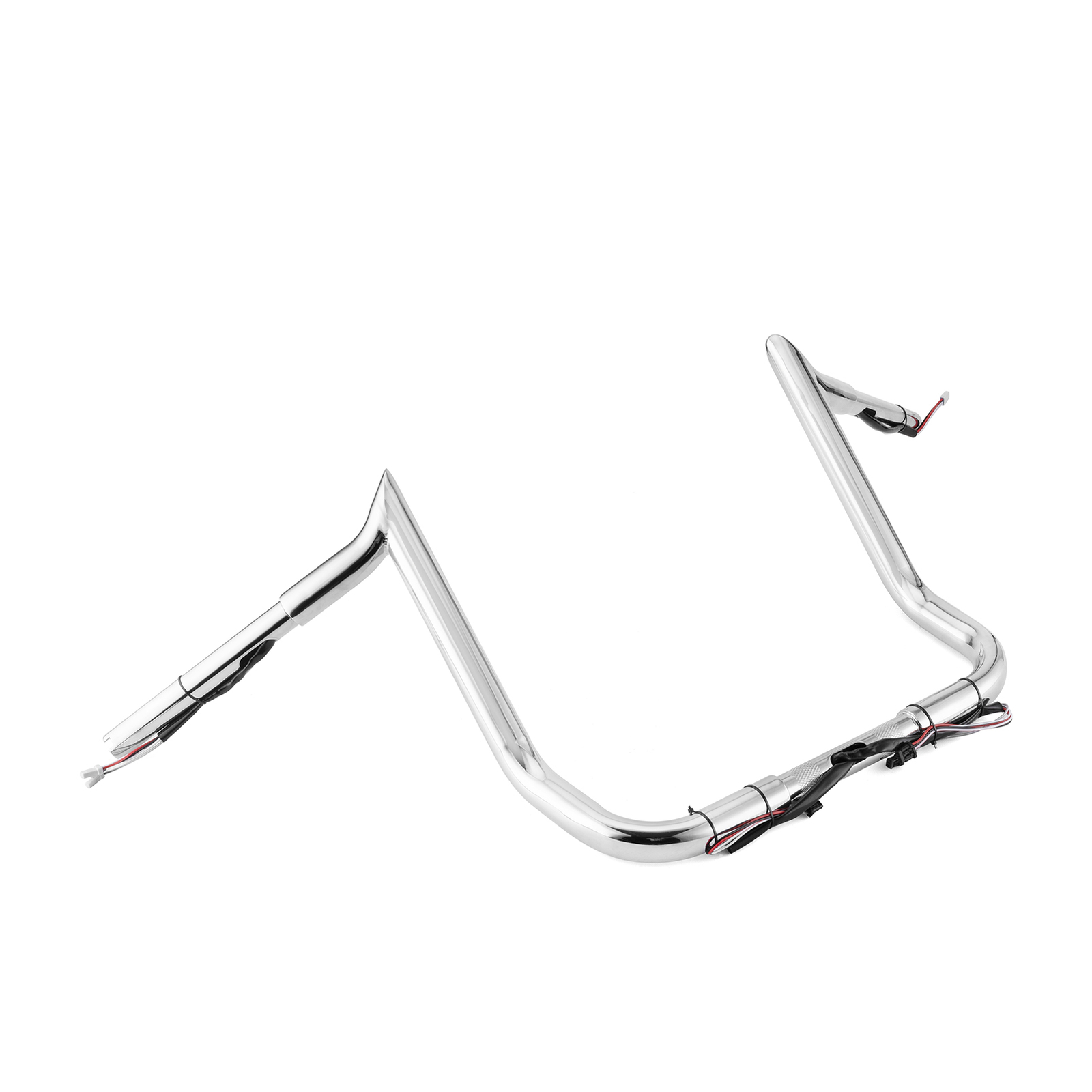 12" Rise PRE-WIRED Ape Hanger Handlebar For Harley Electra Glide Ultra Classic