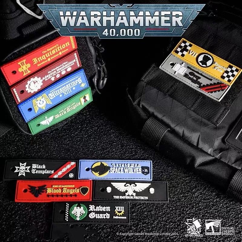 Starforged lmperial Armed Forces Morale Patches hook&loop closure Warhammer 40K