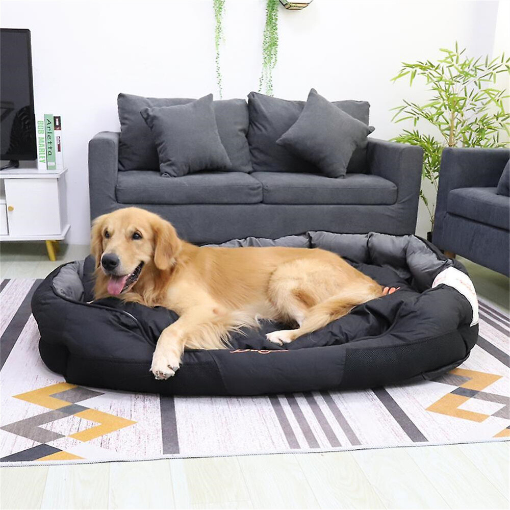 XL Large Dog Bed Waterproof Sofa Dog Pet Bolsters Removable Cushion Anti-scratch