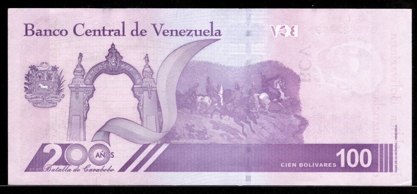 Venezuela 100 Digitales 2021 qty 30 UNC 100 million bolivars New COA