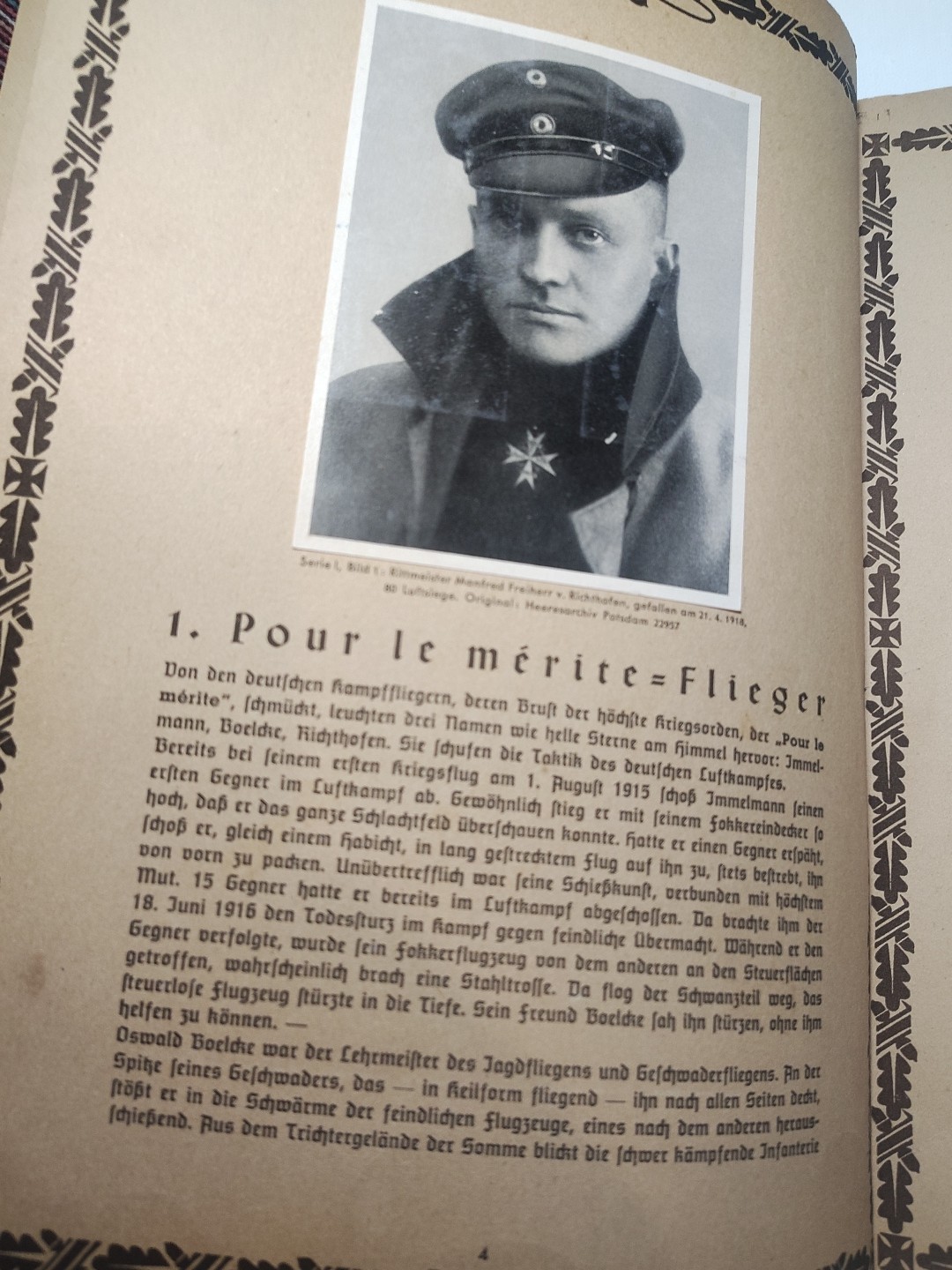 Rare Der Weltkrieg 1914/18: Der Luftkrieg" Air War WW1 German Immalin-Werke GmbH