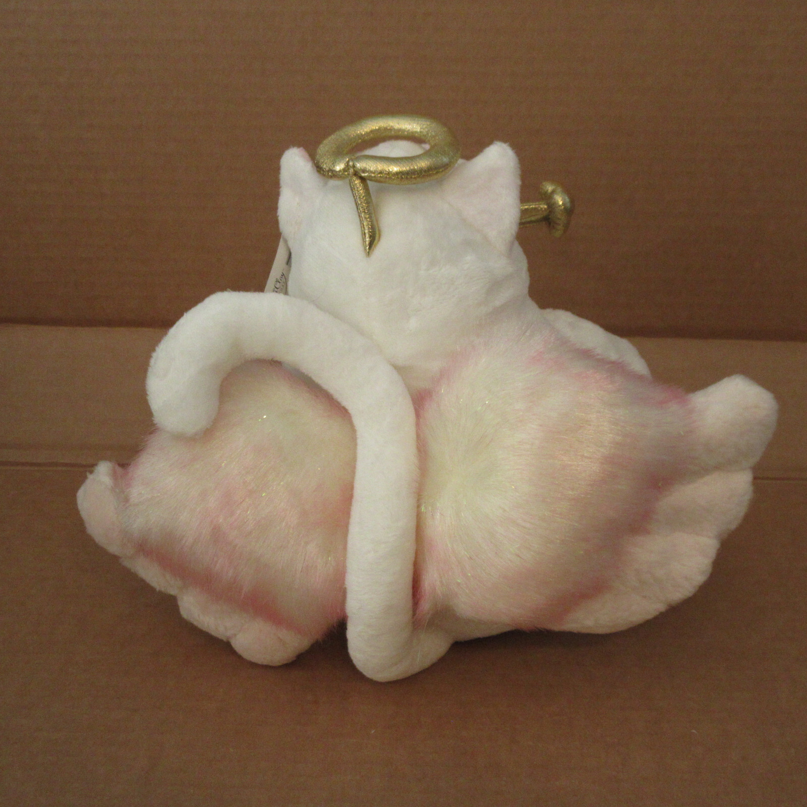 Vtg WhimsiClay Whimsy Clay Amy Lacombe ~10" ANGELICA Fancy Felines Plush Stuffed