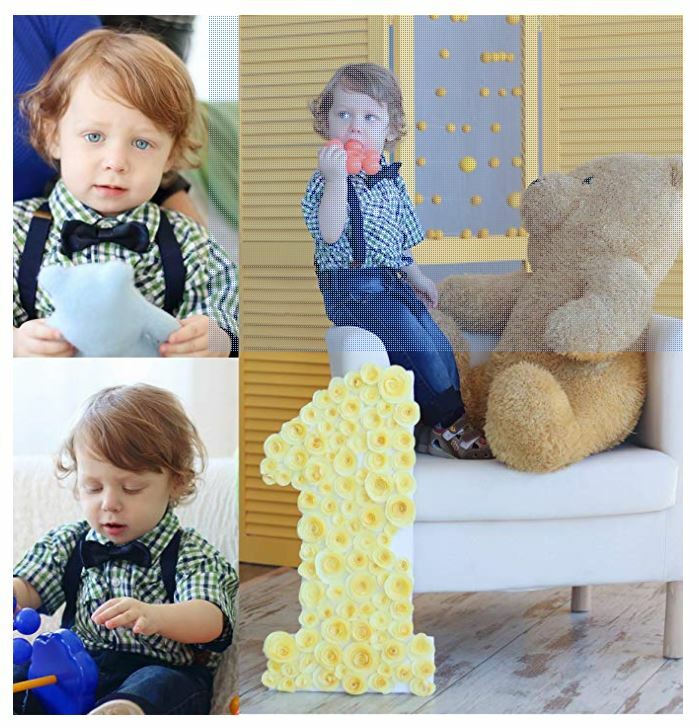 Beige Color toddler bow tie and suspenders set for baby, 5 to 6 years old boy