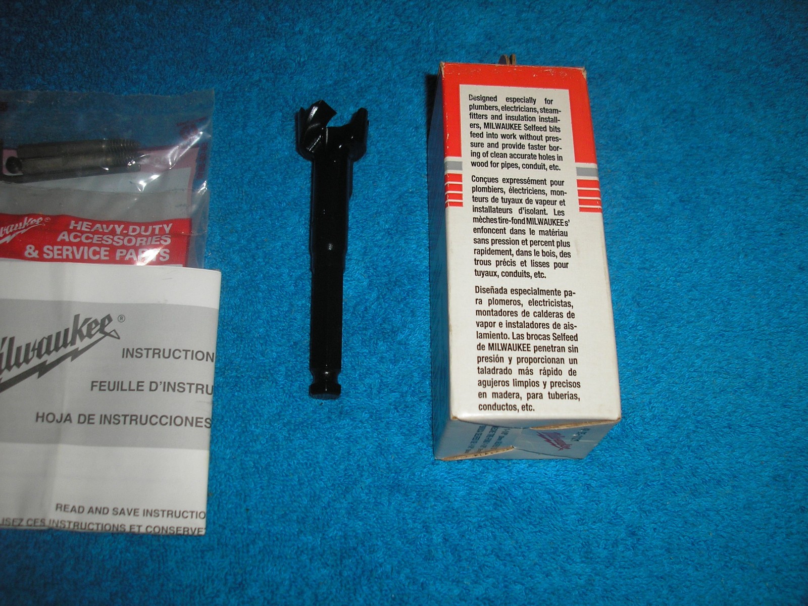 NEW Milwaukee 48-25-1121- Heavy Duty Self-Feed Selfeed Bit 1-1/8" (29mm)