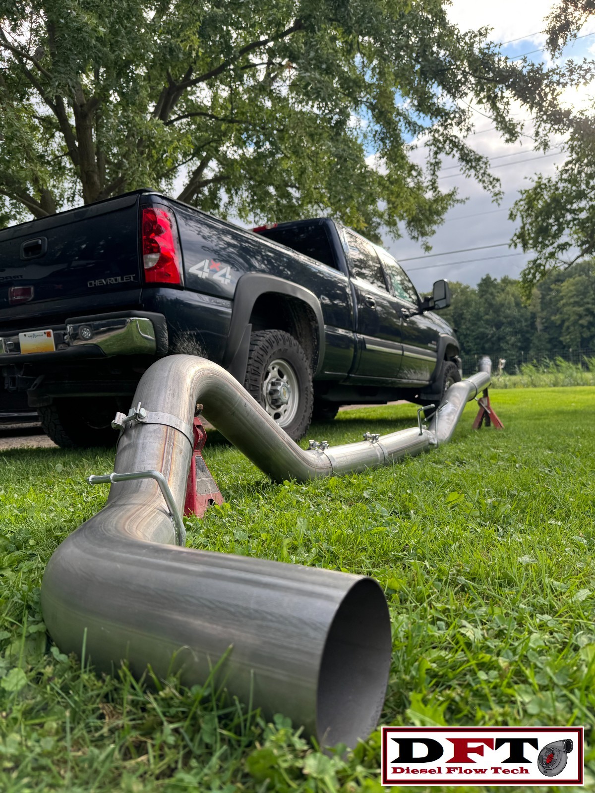 5" FULL Exhaust Pipe 2001-2007 Chevrolet GMC Duramax 6.6L 2500HD Chevy Diesel