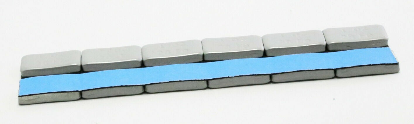 1 BOX 1 OZ GRAY WHEEL WEIGHTS STICK-ON ADHESIVE TAPE LEAD-FREE 90 PIECES