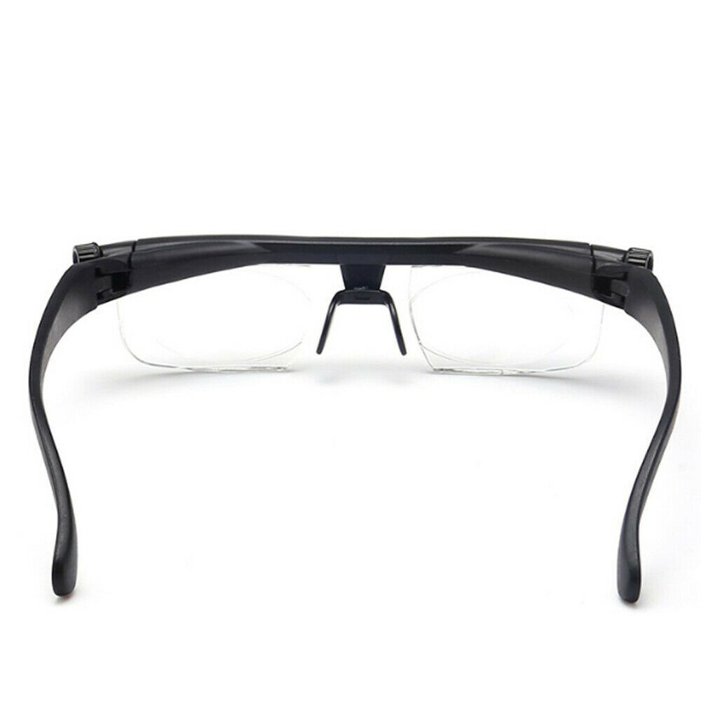 Dial Adjustable Glasses Variable Focus For Reading Distance Vision Eyeglasses