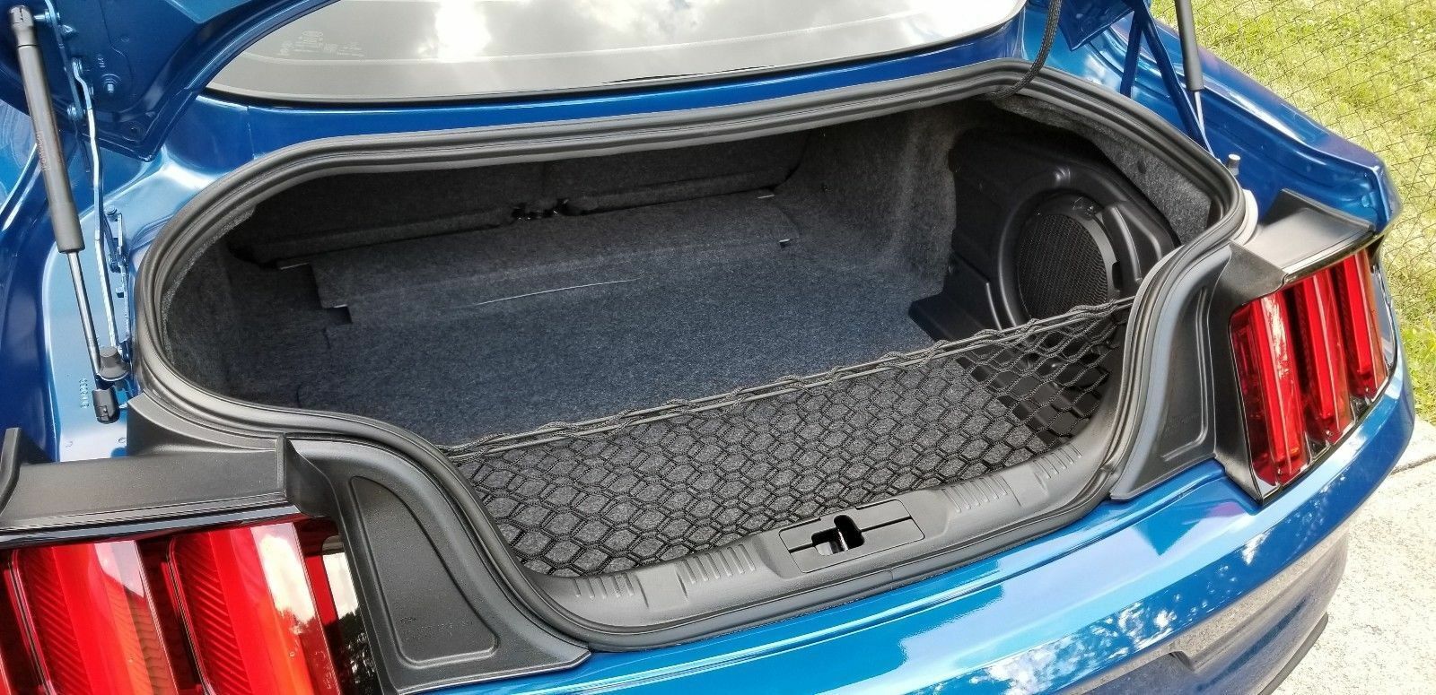 Rear Trunk Envelope Style Cargo Net for FORD MUSTANG 2015-2023 Brand New