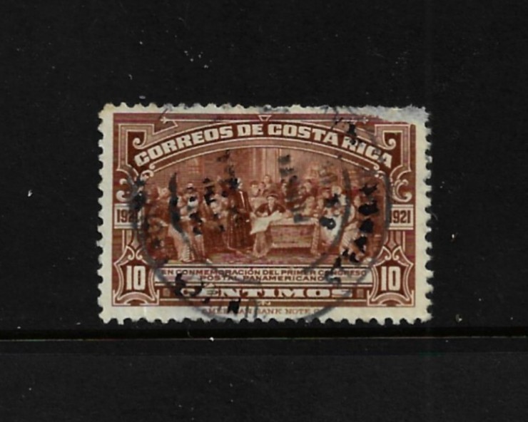 Costa Rica Stamp Scott # 122- Used/H-NG-1923-26