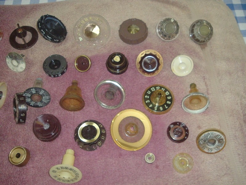Over 50 Vintage Television TV Channel Knobs Dials Buttons Selectors 50s 60s 70s