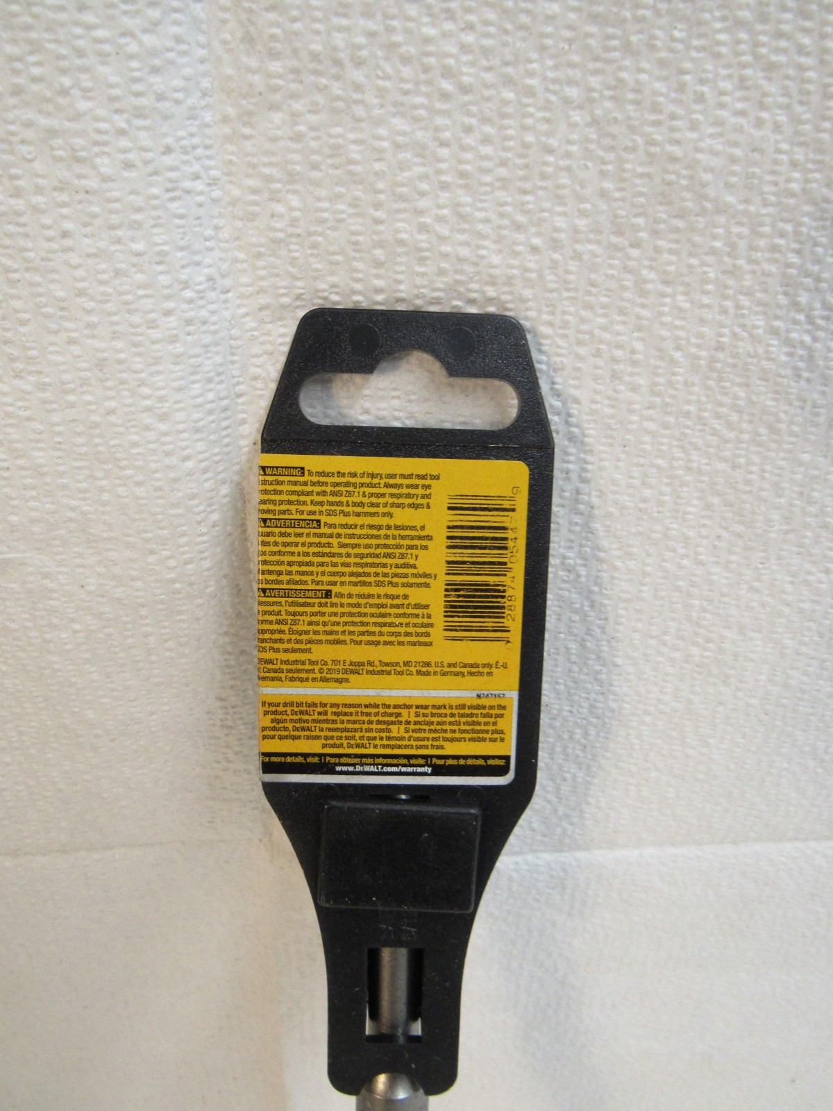 Dewalt 5/8" x 10" x 12" Hammer Drill Bit SDS Plus DW5447