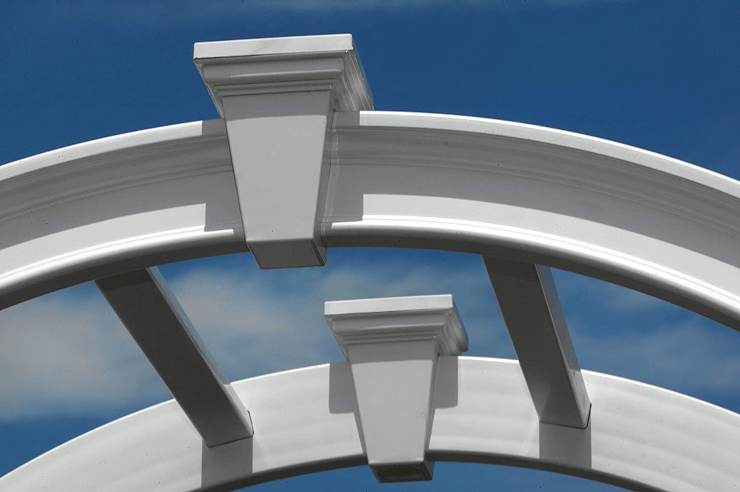 VITA VIENNA Arbor Decorative Vinyl Garden Patio Wedding Arch Trellis w/WARRANTY