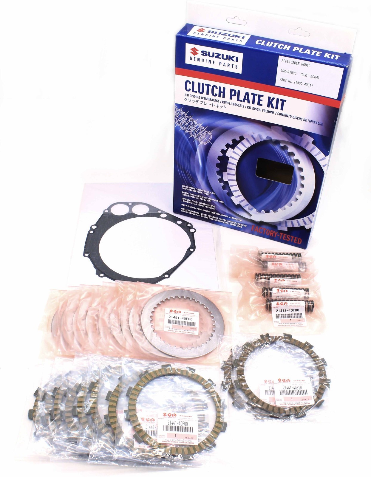 Clutch Kit GSXR1000 01 02 03 04 GSXR GSX-R1000 Spring Plates Gasket #H172