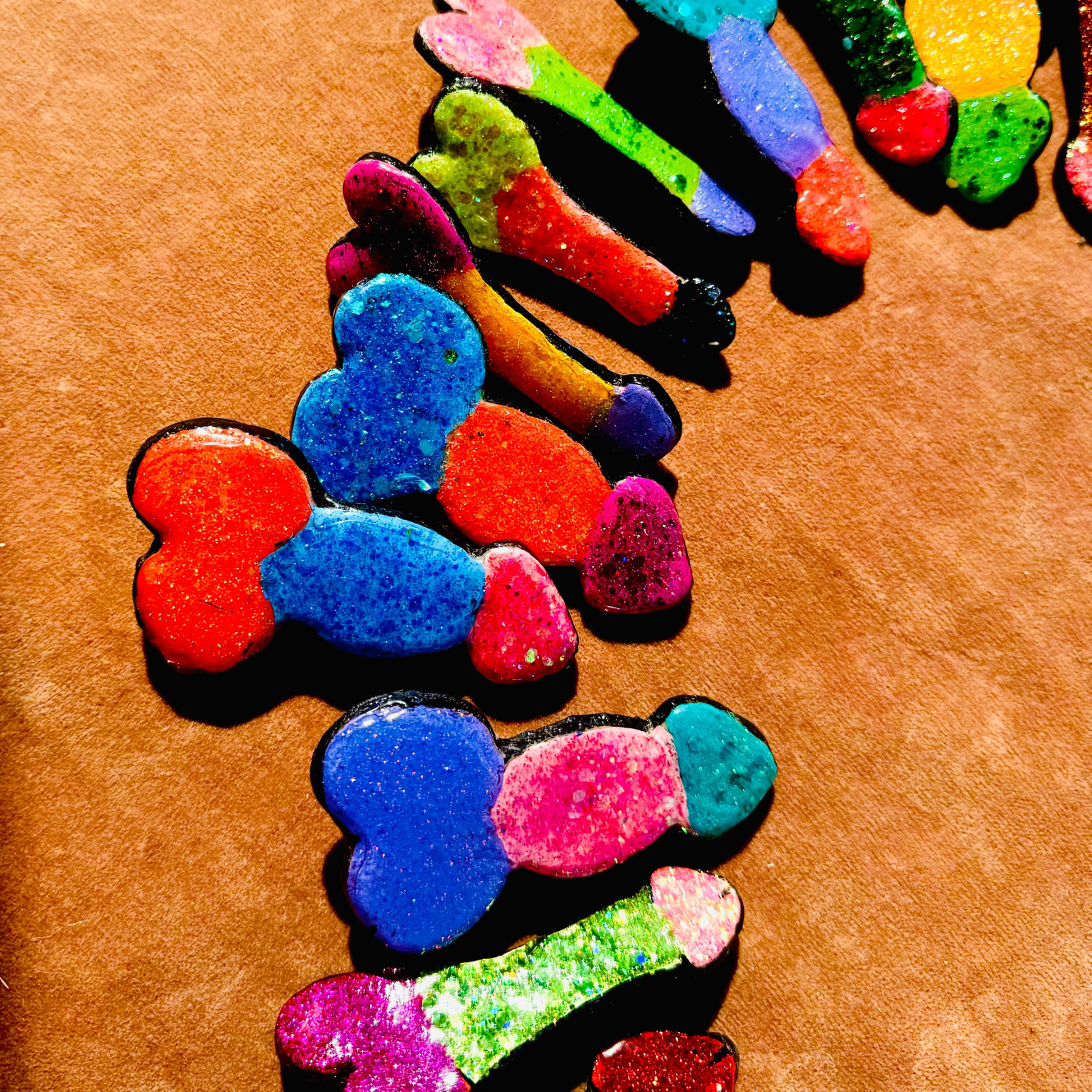 BARRETTES, PARTY FAVORS, BACHELORETTE PARTY, GIFTS, GAG GIFT, DICK GAG GIFT