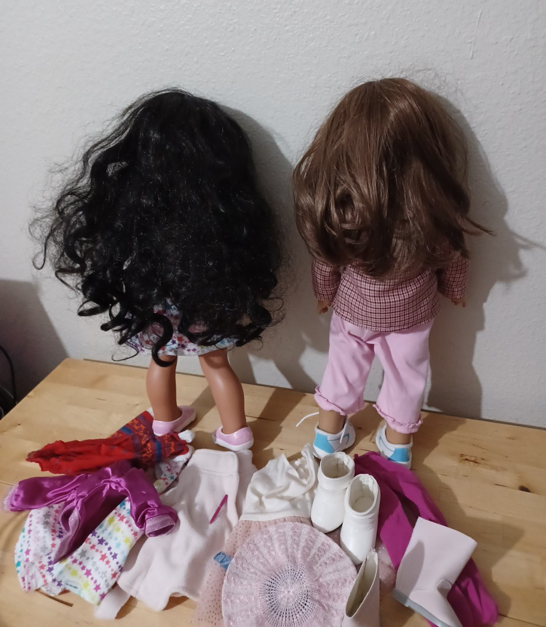 Set of two American Girl Dolls With Clothes As Is Used