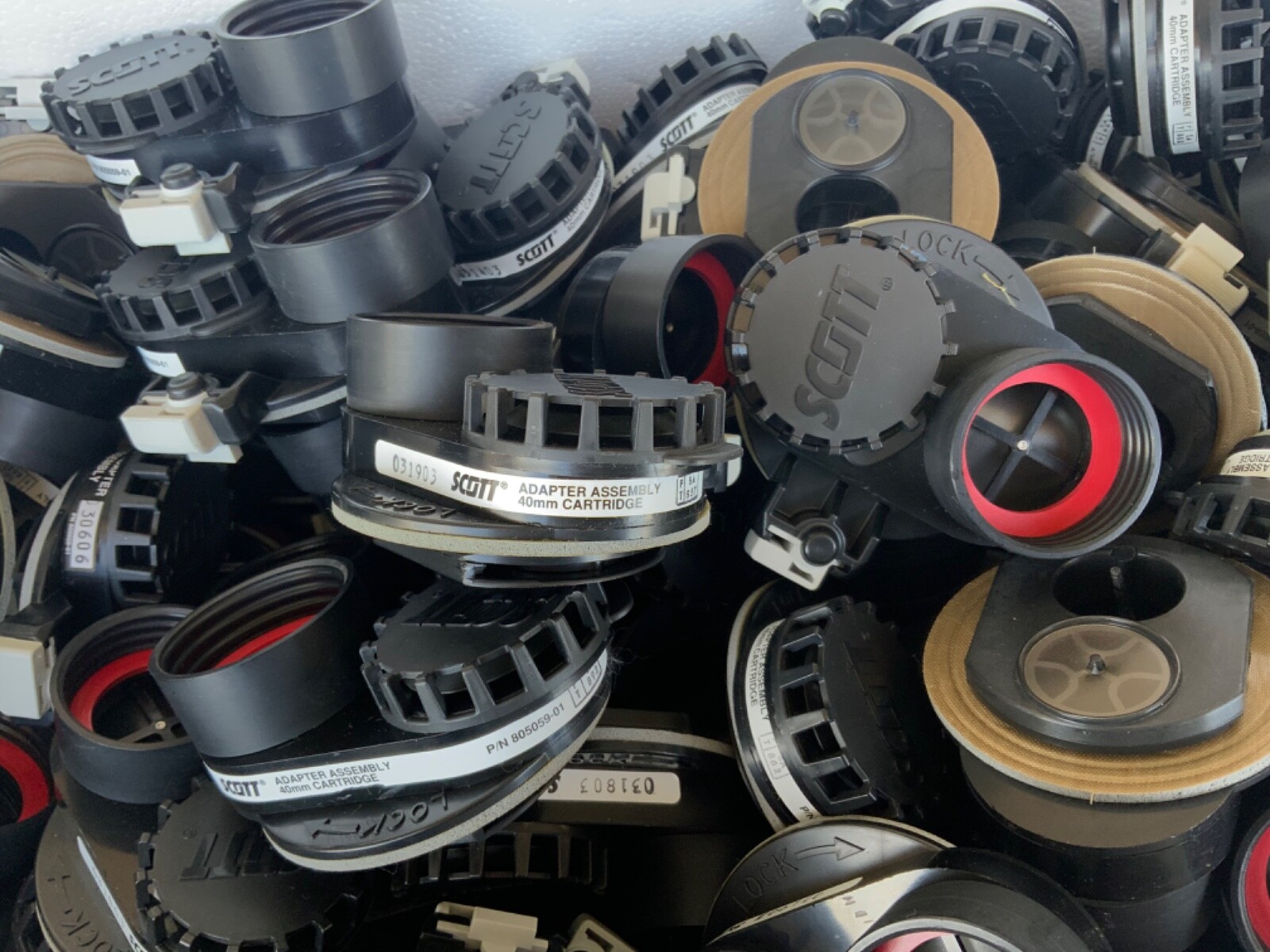 3M Scott Safety AV Series 40mm Adapter P/N 805059-01