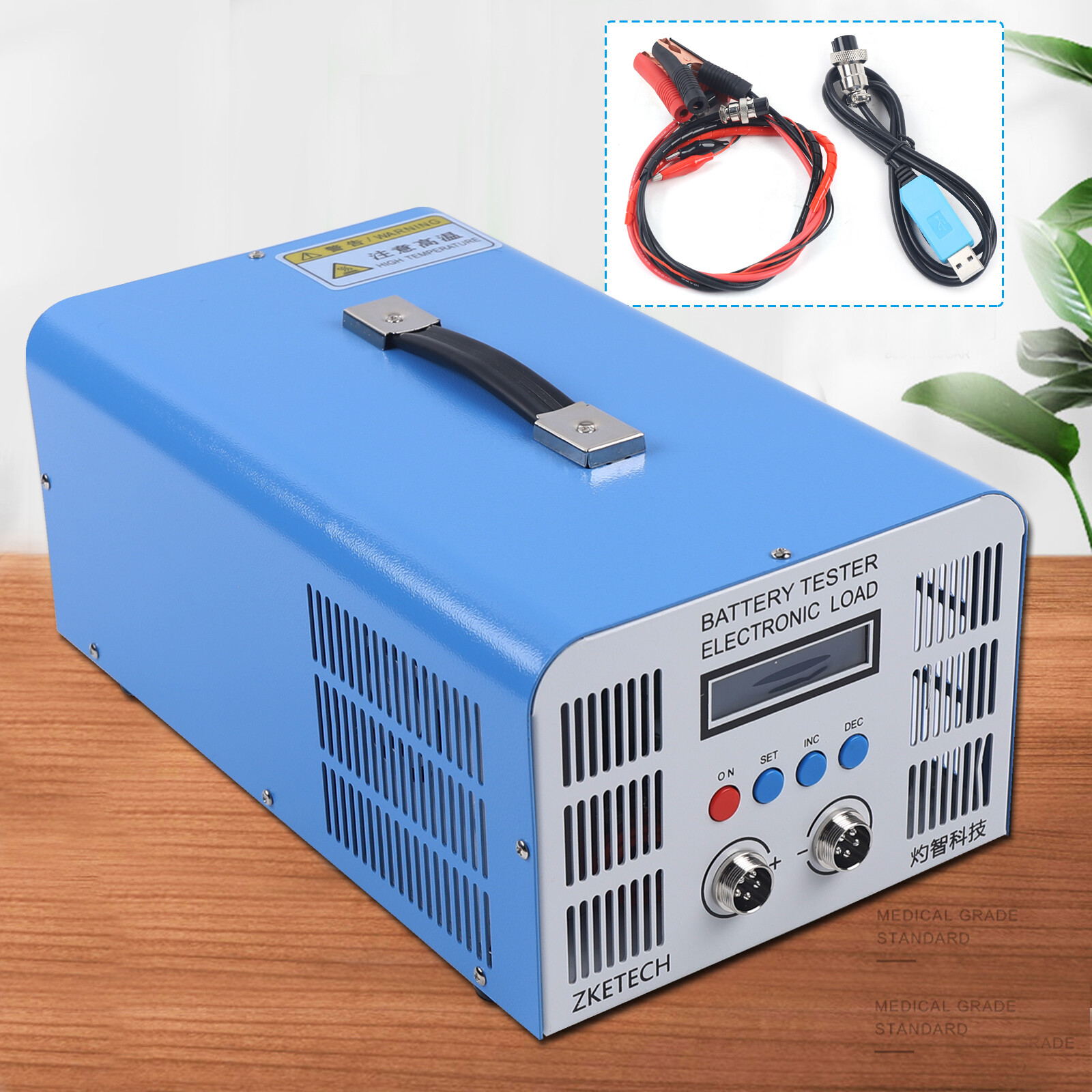 EBC-A40L 5V High Current Lithium Battery Capacity Tester 40A Manual 200W 110V