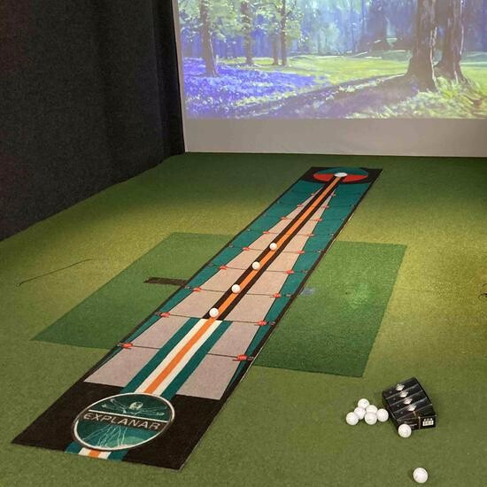 Explanar Golf Putting Mat - 10 Feet (3 Meter) - True Roll Golf Putting Mat