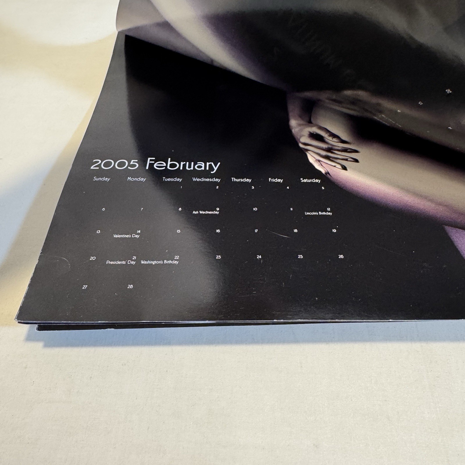 2005 Monte Christo Featuring Cigars & Silver Female Model Calendar **