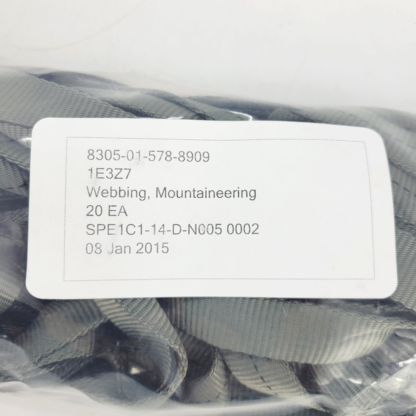 20 x Misty Mountain 3/4″ BAC Sewn Sling 24" Long Foliage Green Military