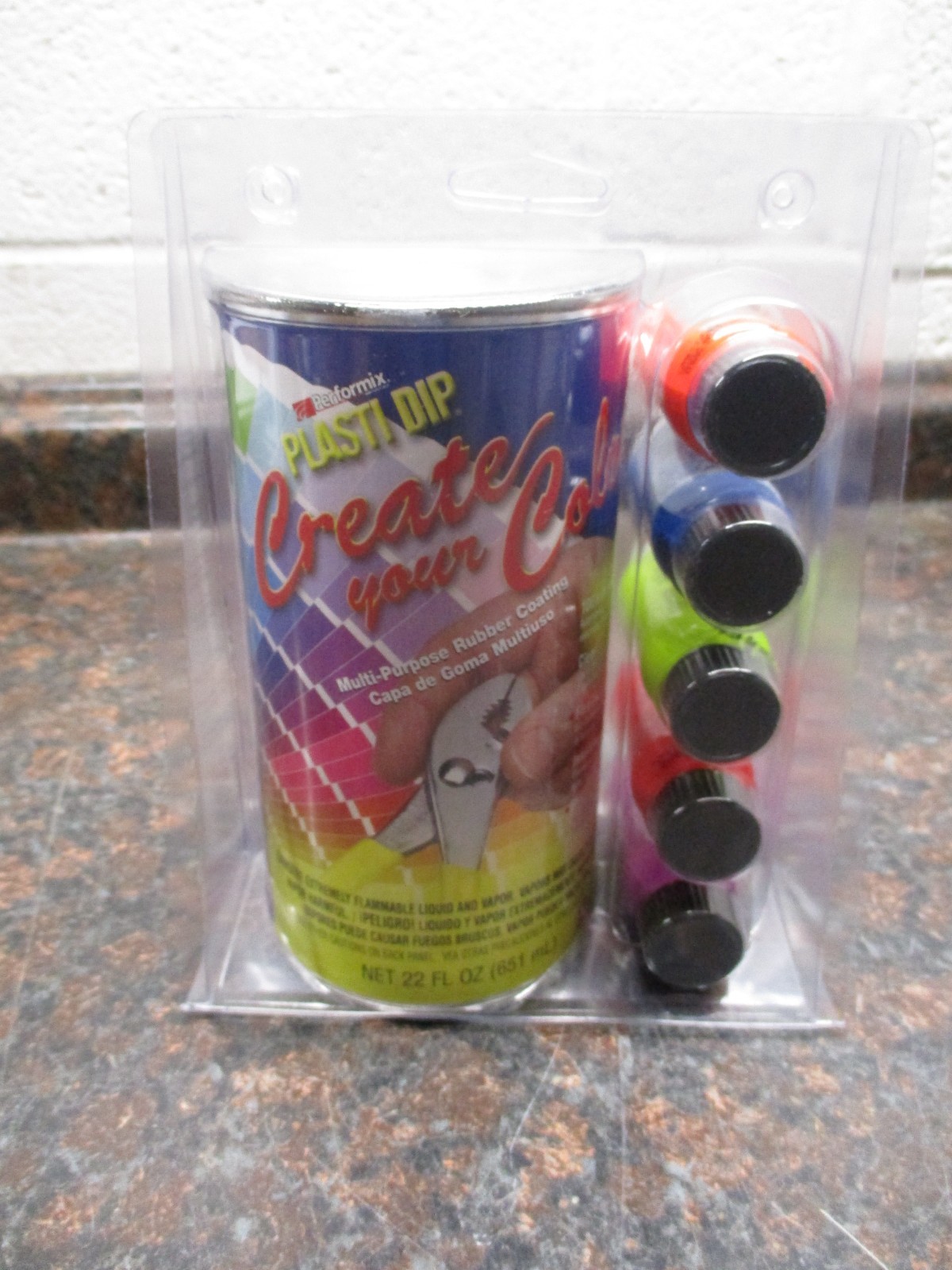 Performix 12220 KIT Plasti Dip Clear 22 Oz. Dip Can CREATE YOUR COLOR NEW