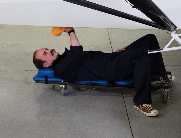 AeroCreeper Deluxe Pkg.; adjustable-height creeper