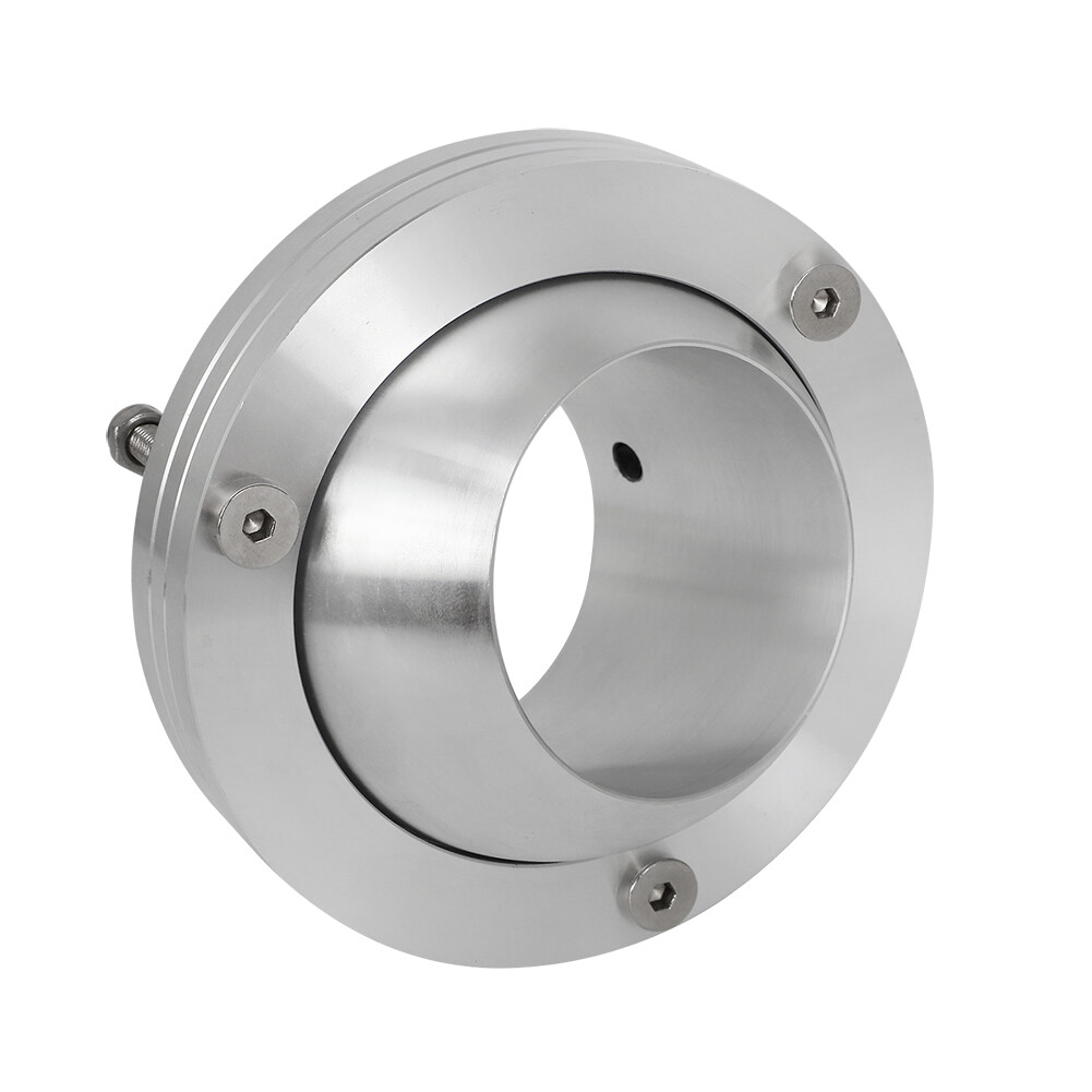 Universal 2" Swivel Base Floor Mount & 2 1/2" Steering Column Drop Kit Aluminum