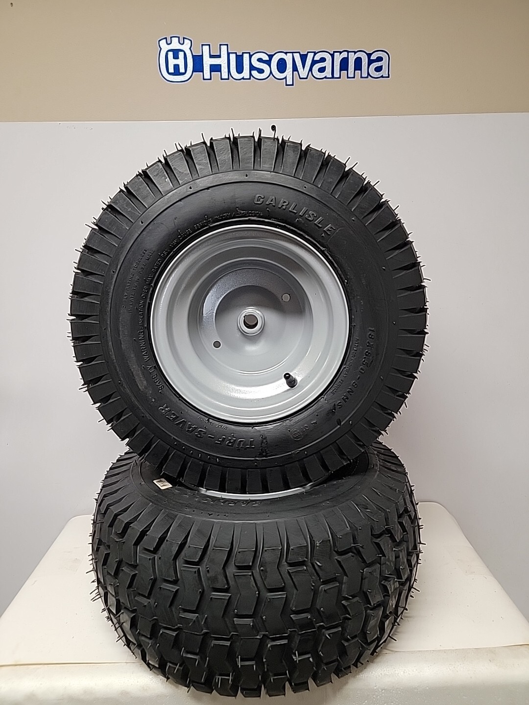 Set Of Two 18X8.50-8 Husqvarna 2 Ply Tire Wheel & Tire Husqvarna AYP + Others