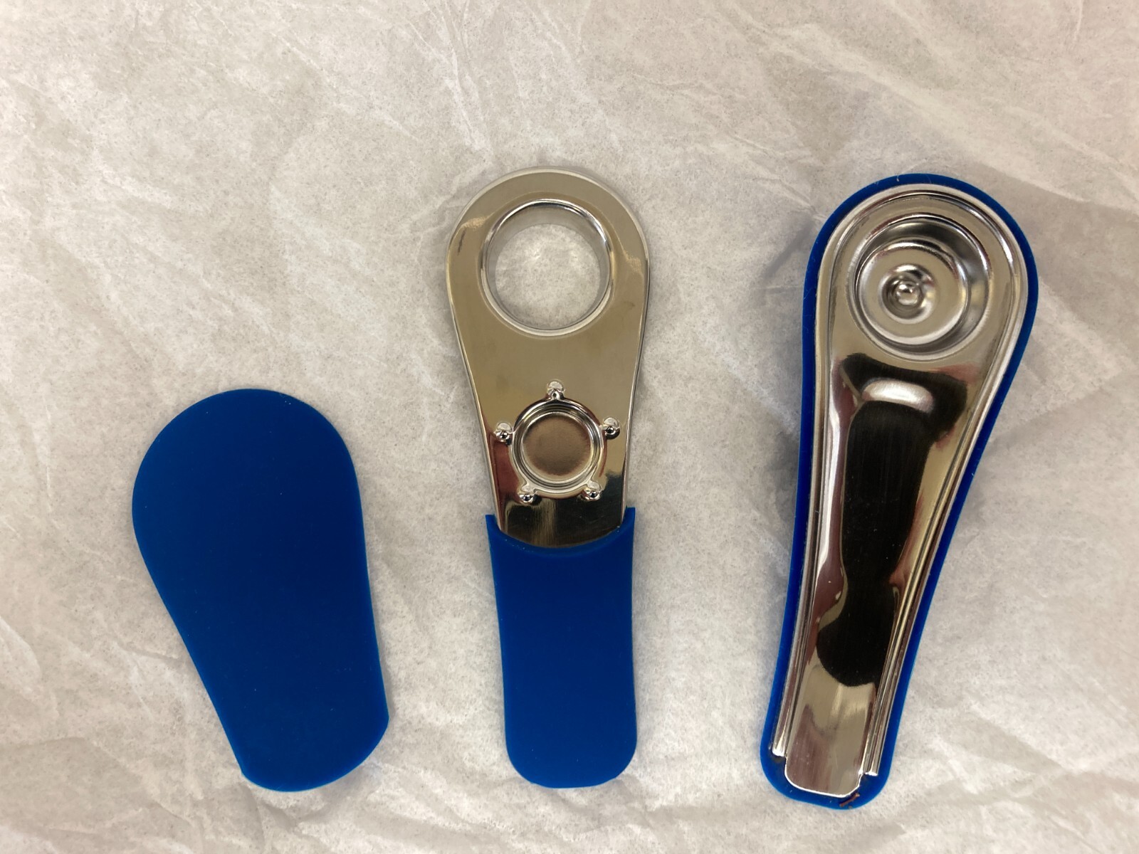 Authentic Journey4™ Pipe - Cerulean Blue w/Air Tight Pouch - Free Ship