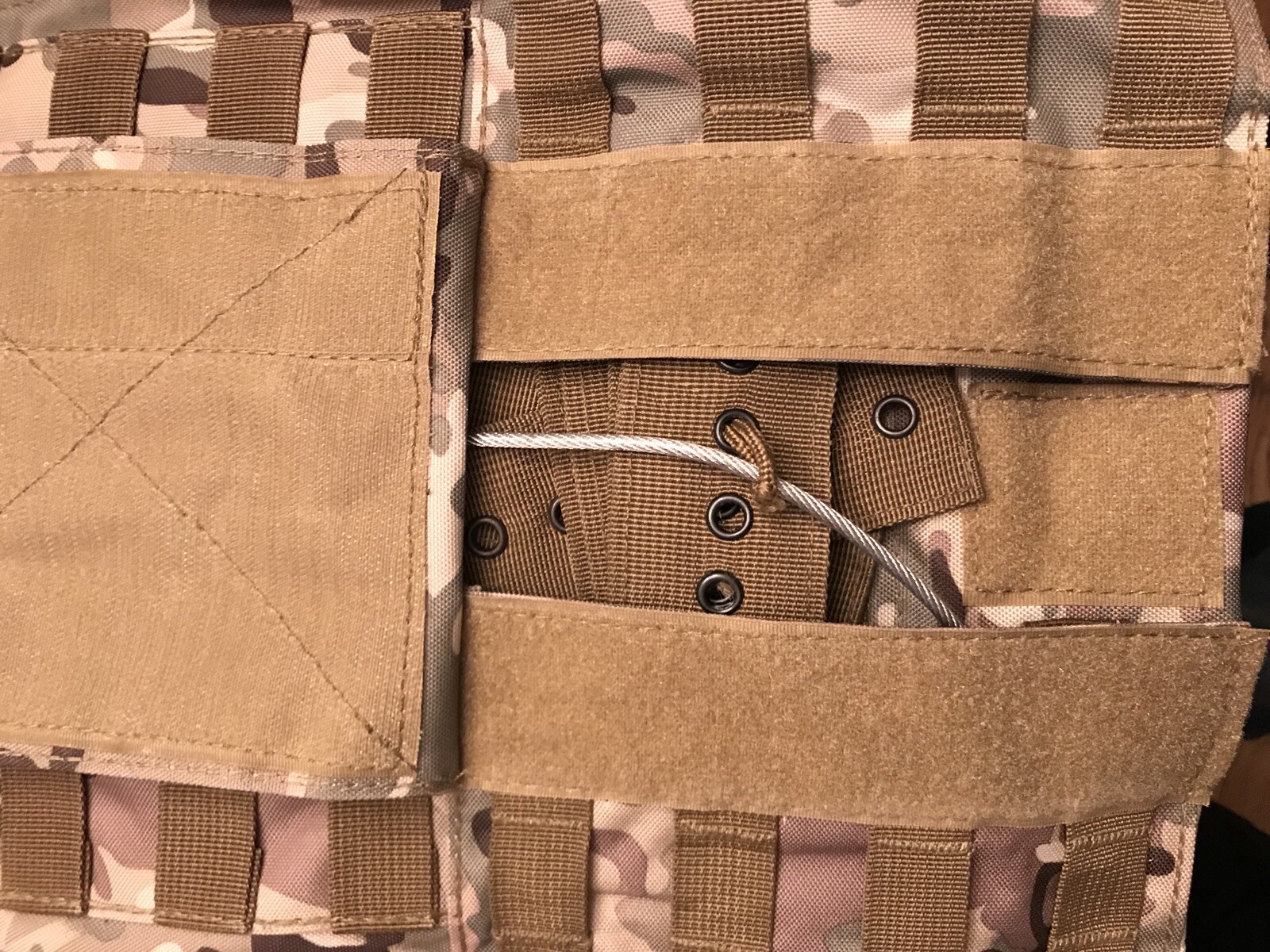 OCP Multicam Tactical Vest Plate Carrier Woodland- Adjustable. Pouches Included