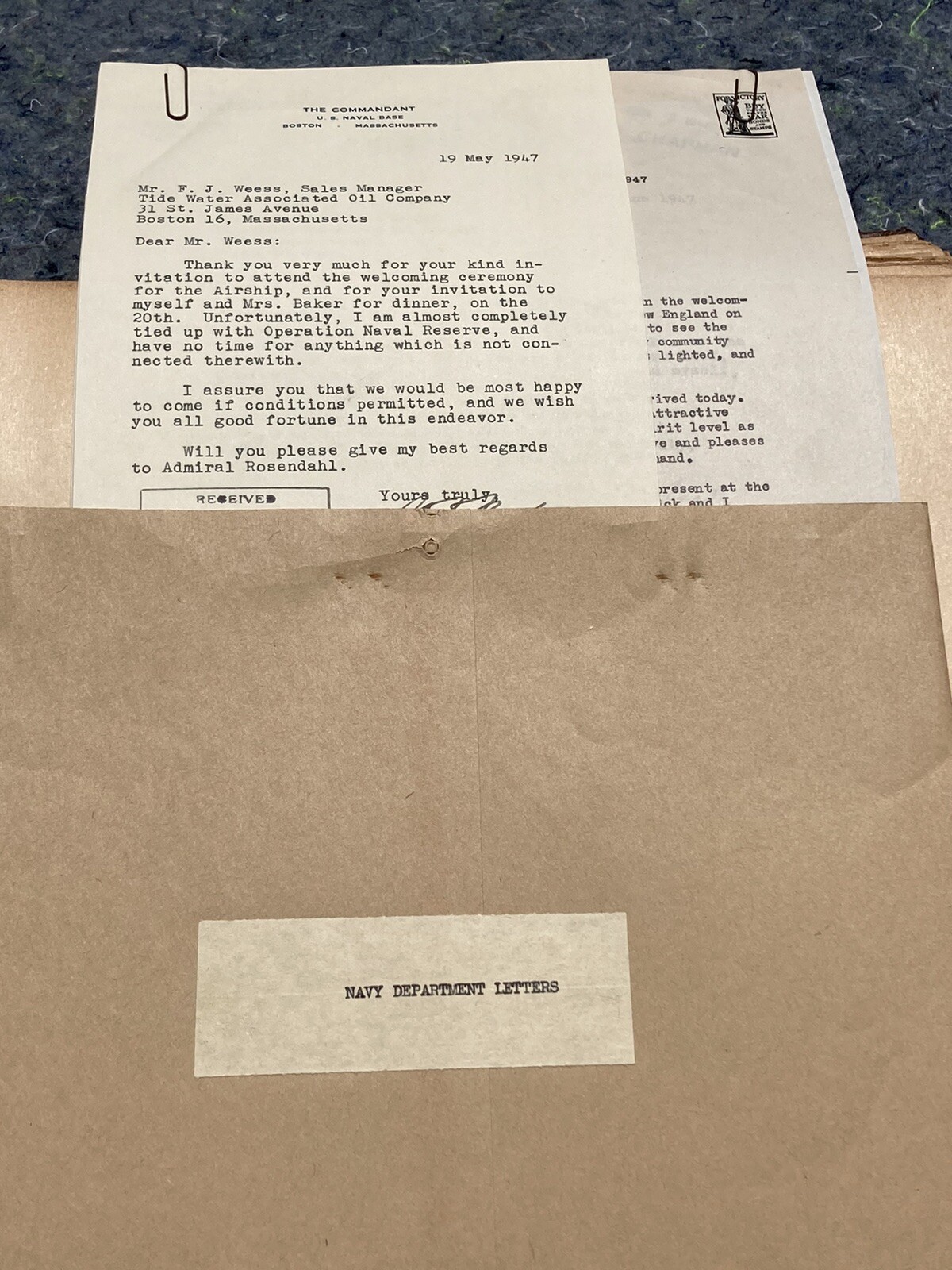 1940’s TYDOL Oil Airship Scrapbook From Oil Company *RARE*