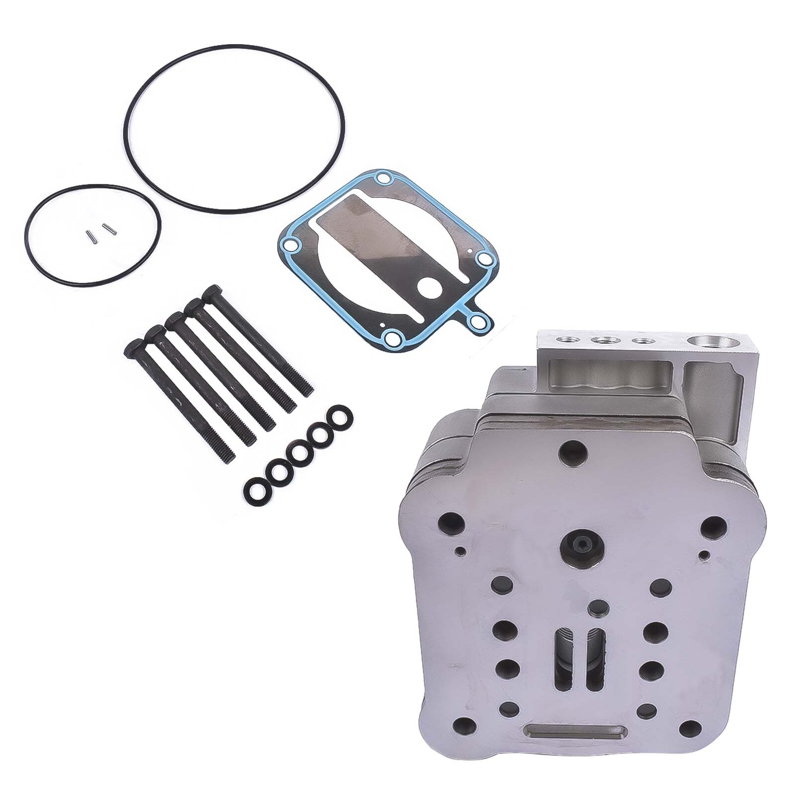 Air Brake Compressor Cylinder Head Kit For Detroit Diesel Navistar 23536774