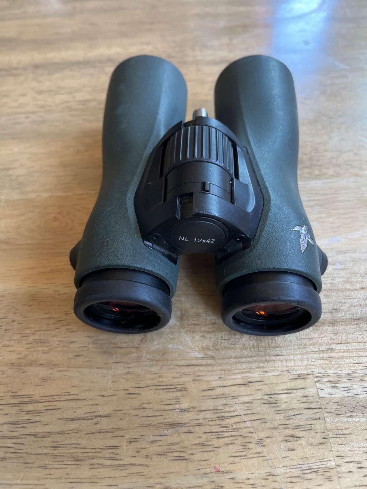 SWAROVSKI NL Pure 12x42 Binoculars with KUIU chest harness - Used