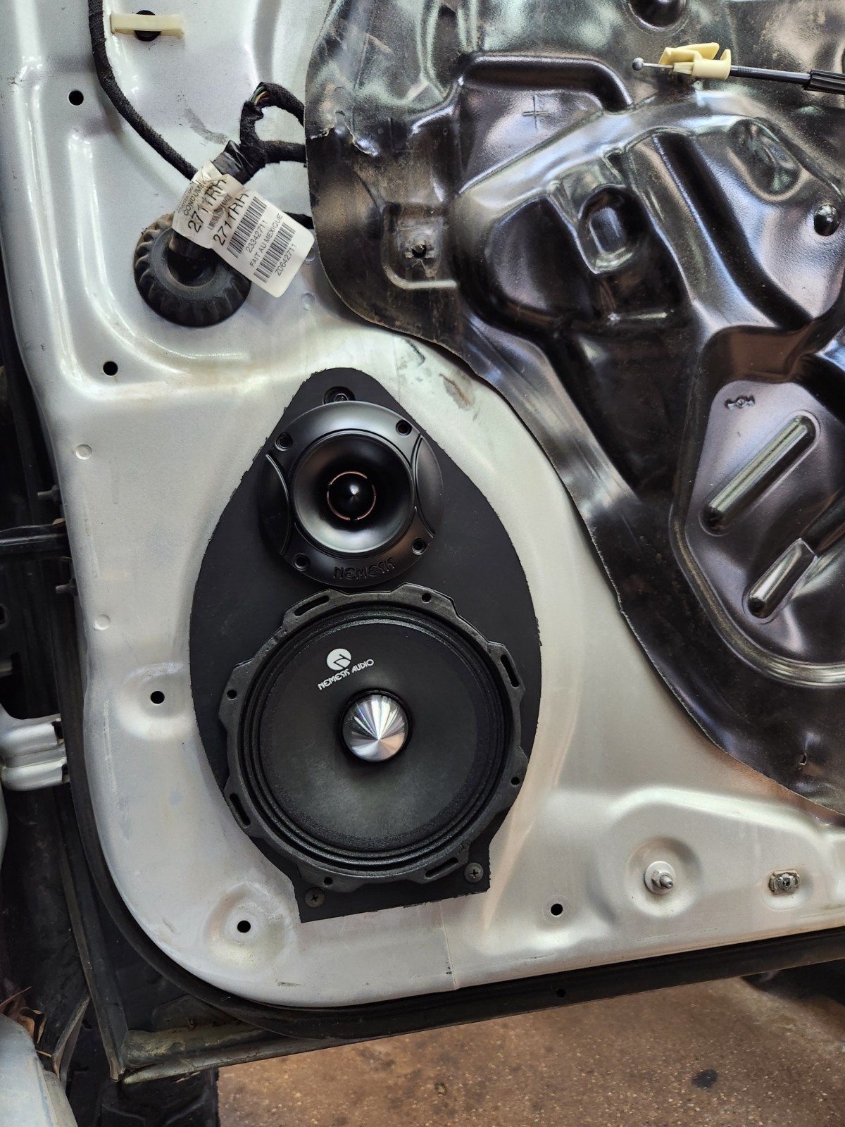 Custom Door Speaker Adapters 6x9 to 6.5 w 3.5 Tweeter 2014-2026 Chevy GMC GM