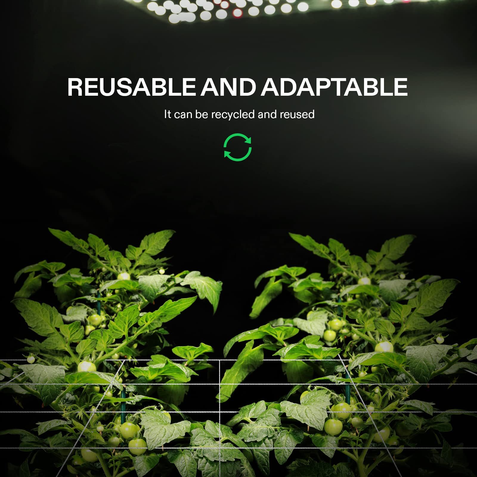 VIVOSUN 15'/30' Heavy Duty Grow Trellis Netting Polyester Plant Climb