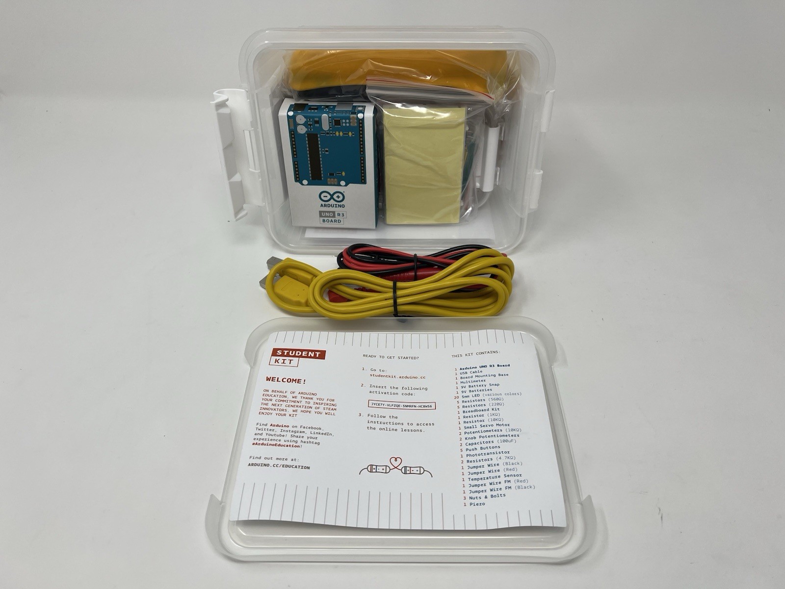 Arduino Student Kit Learning Basics Programming, Coding and Electronics AKX00025